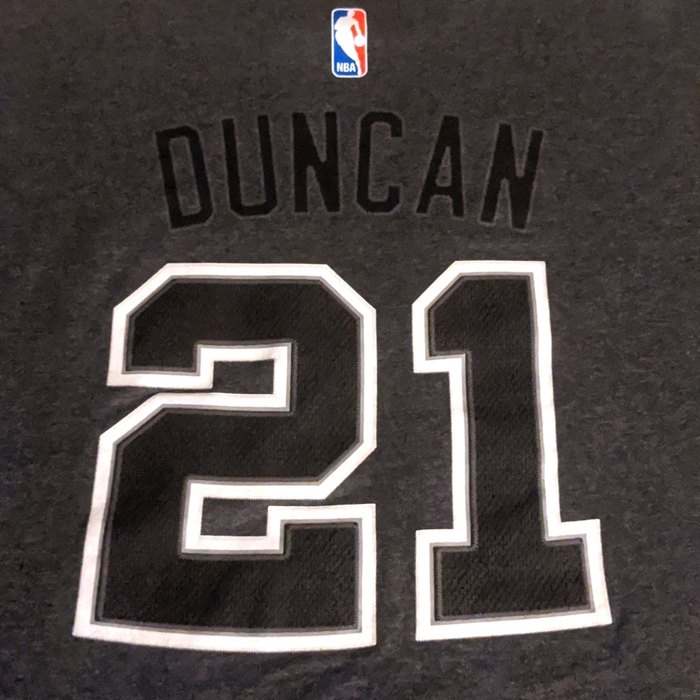 Tim Duncan Adidas athletic shirt
